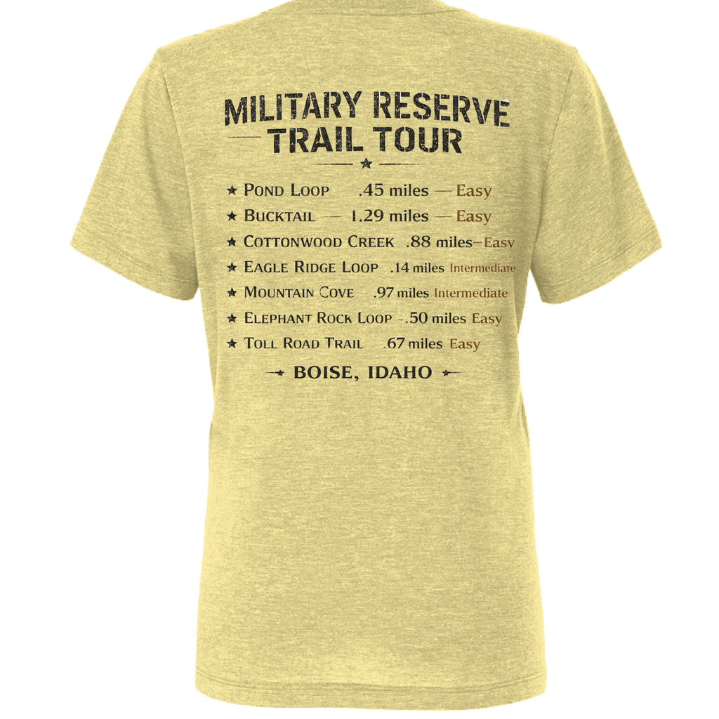 Pale Yellow Triblend - 6413 - BACK