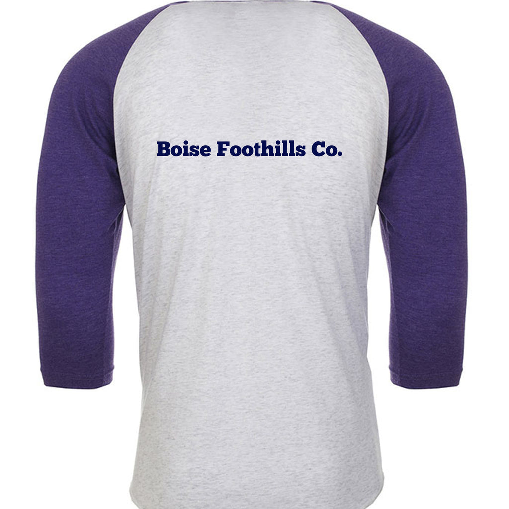 Purple Rush/ Heather White - 6051 - BACK