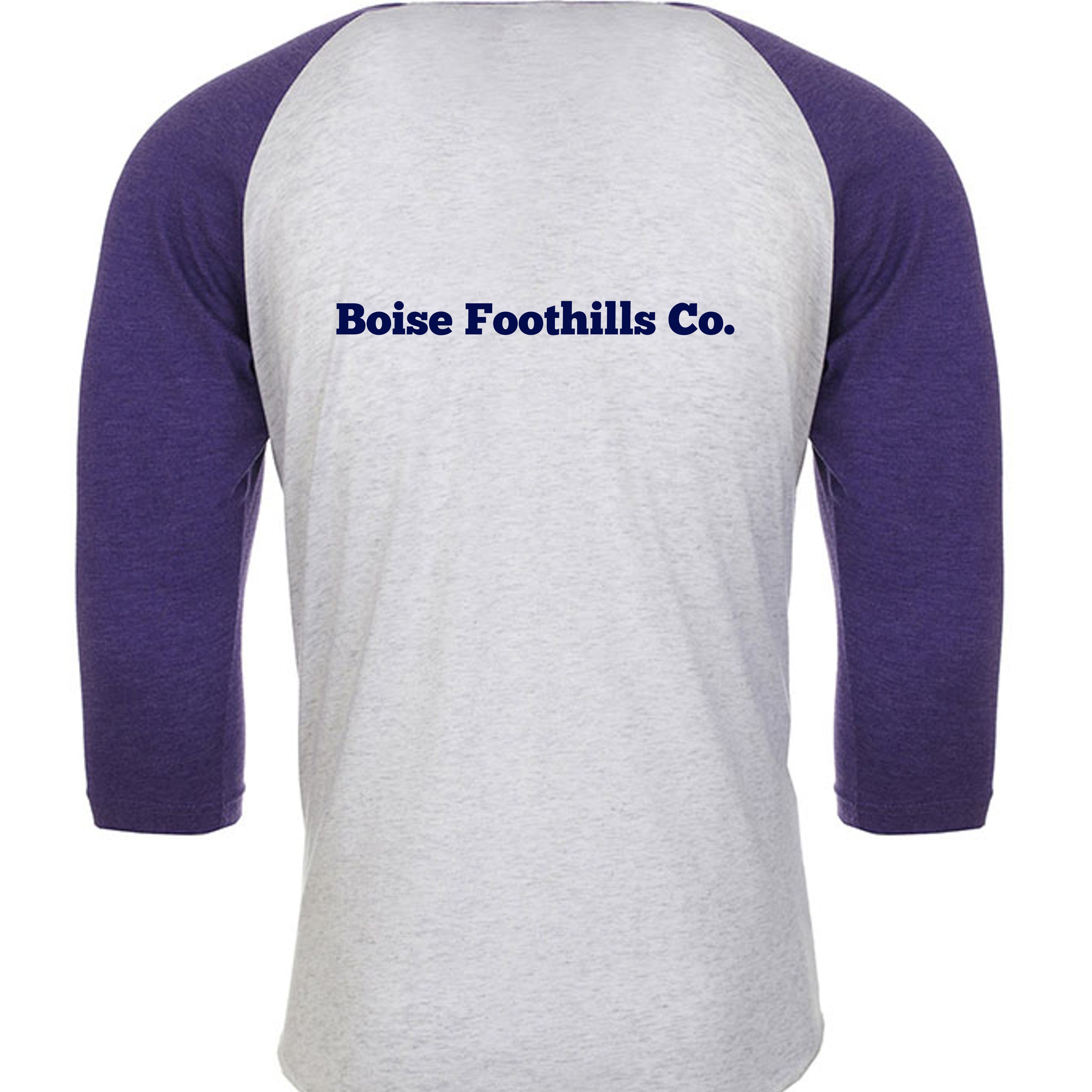 Purple Rush/ Heather White - 6051 - BACK