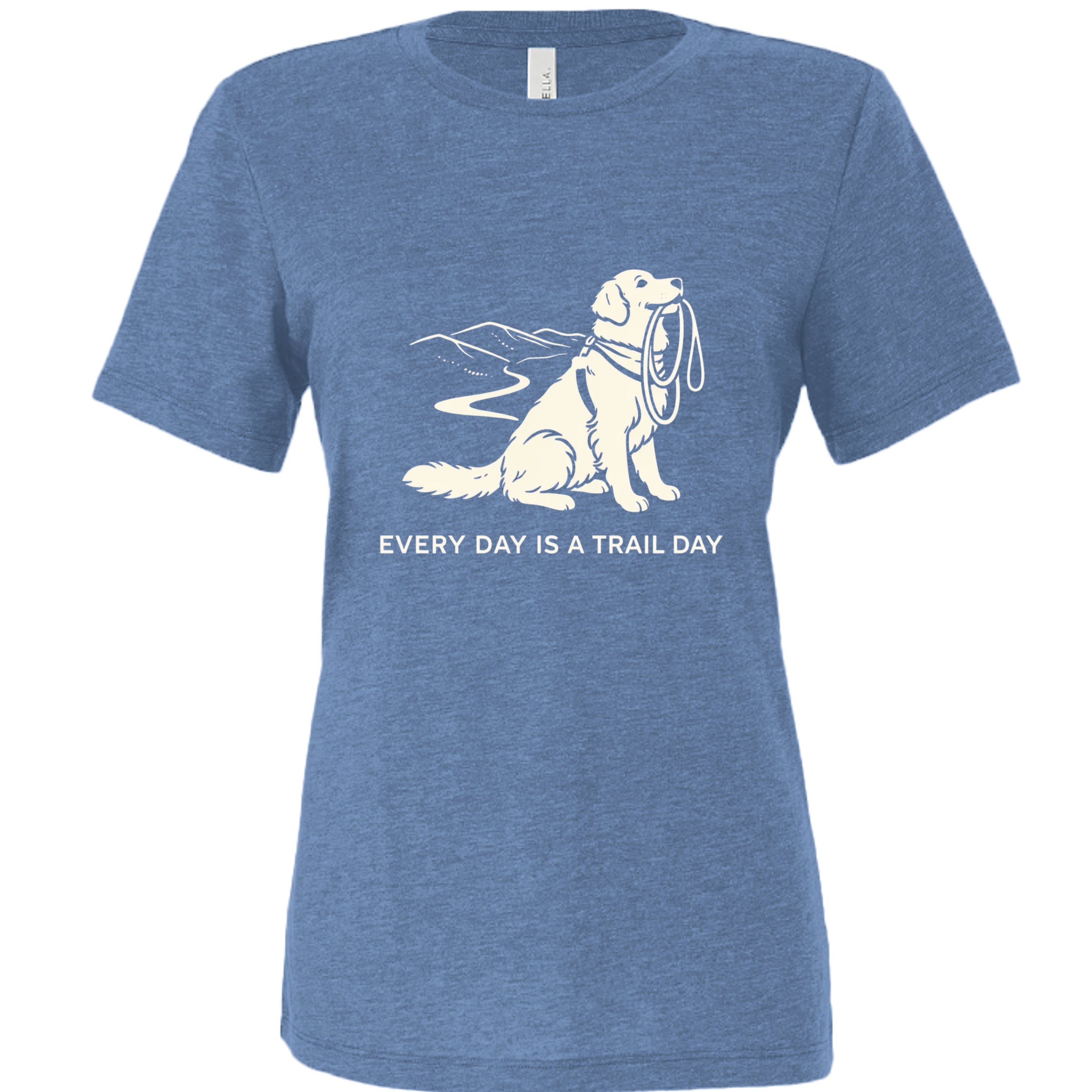 Blue Triblend - 6413 - FRONT