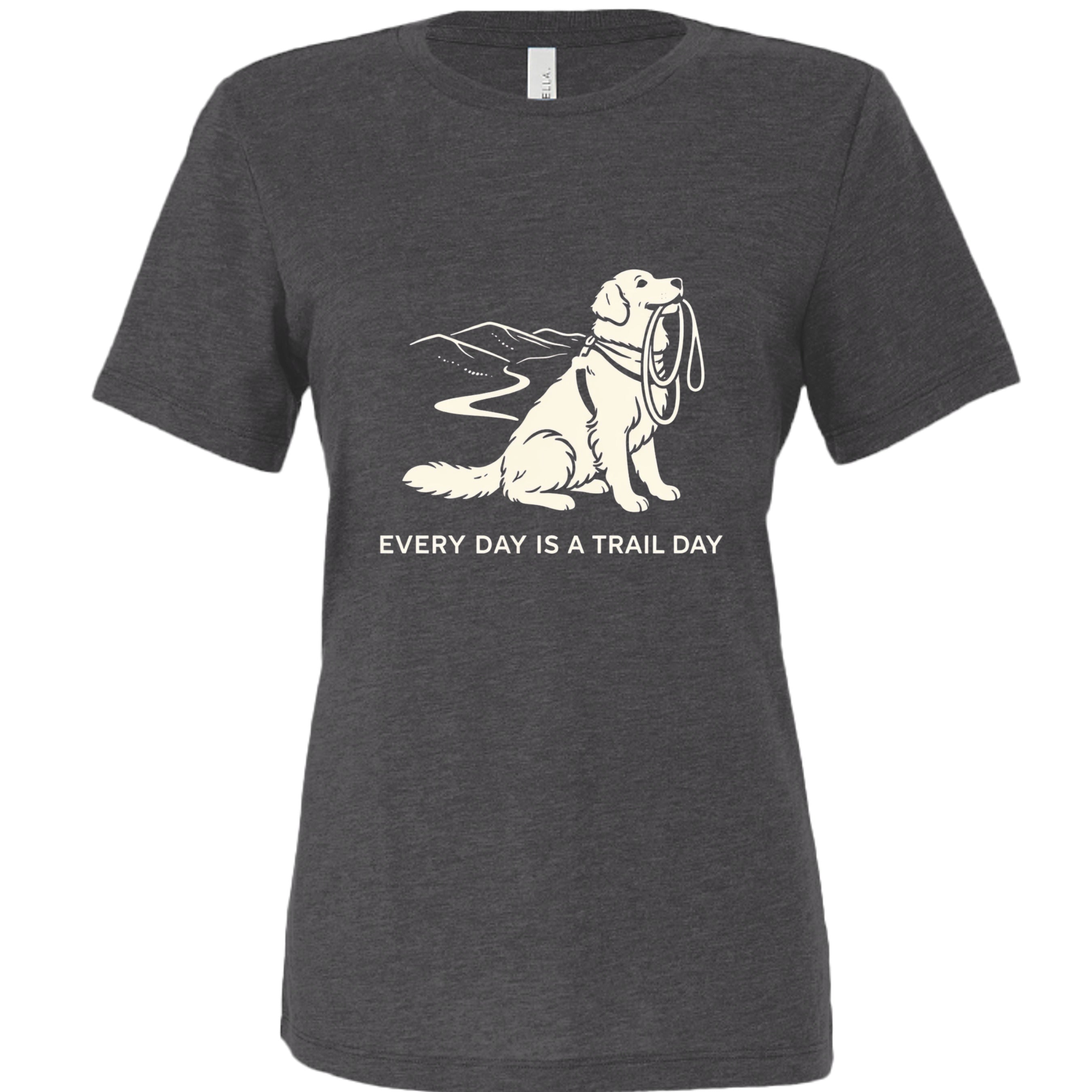 Solid Dark Grey Triblend - 6413 - FRONT