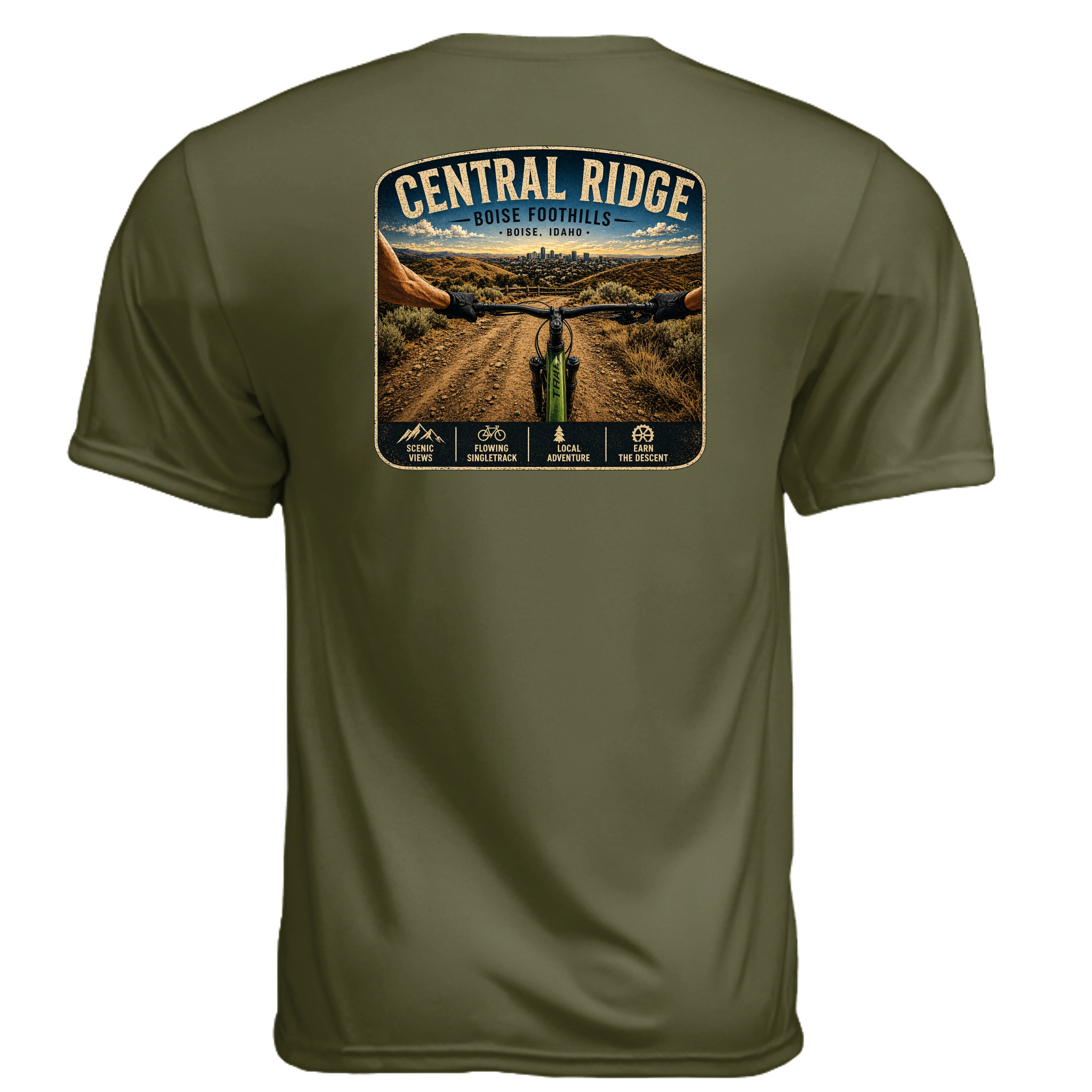 MILITARY GREEN - N3142 - BACK